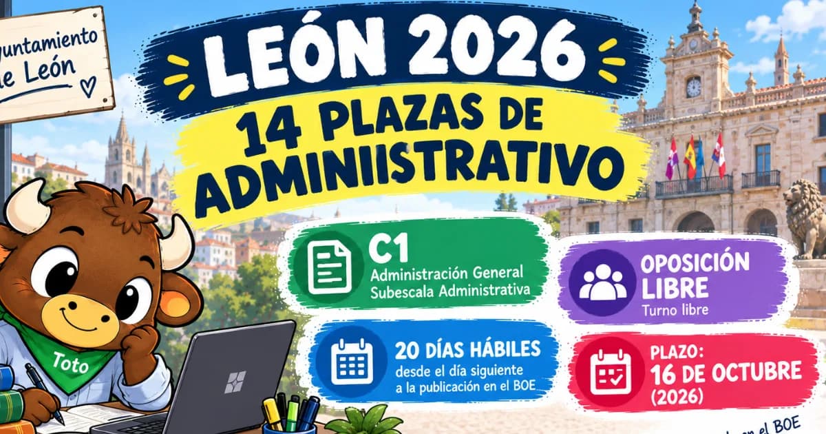ayuntamiento leon oposiciones administrativo