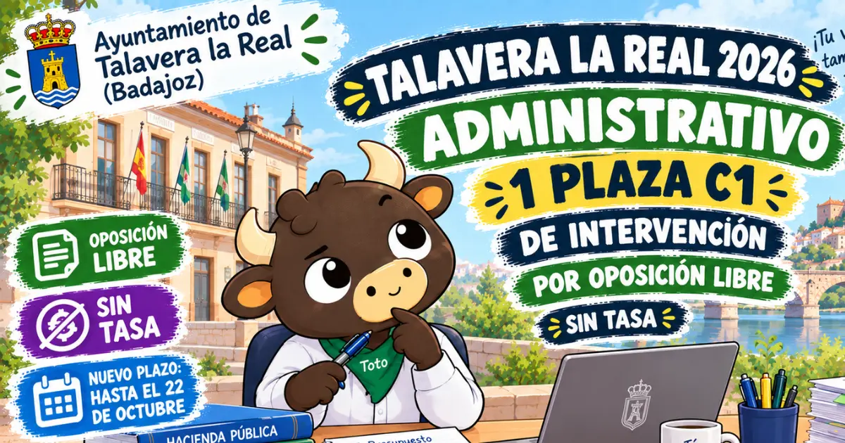 oposicion badajoz talaverareal