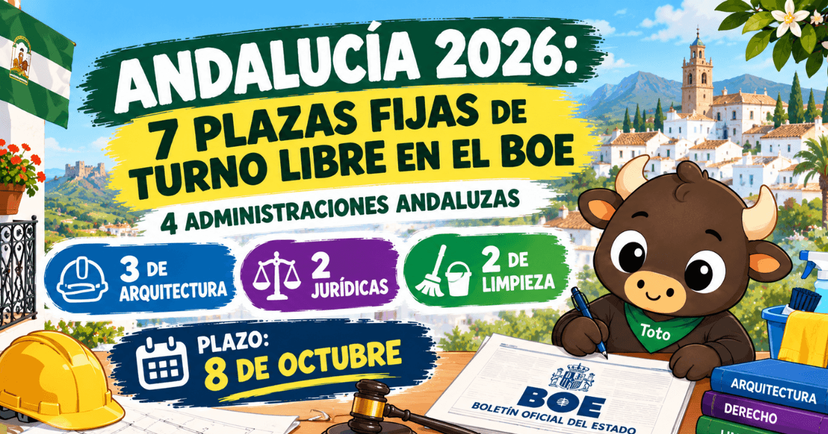plazas andalucia oposiciones septiembre 2026