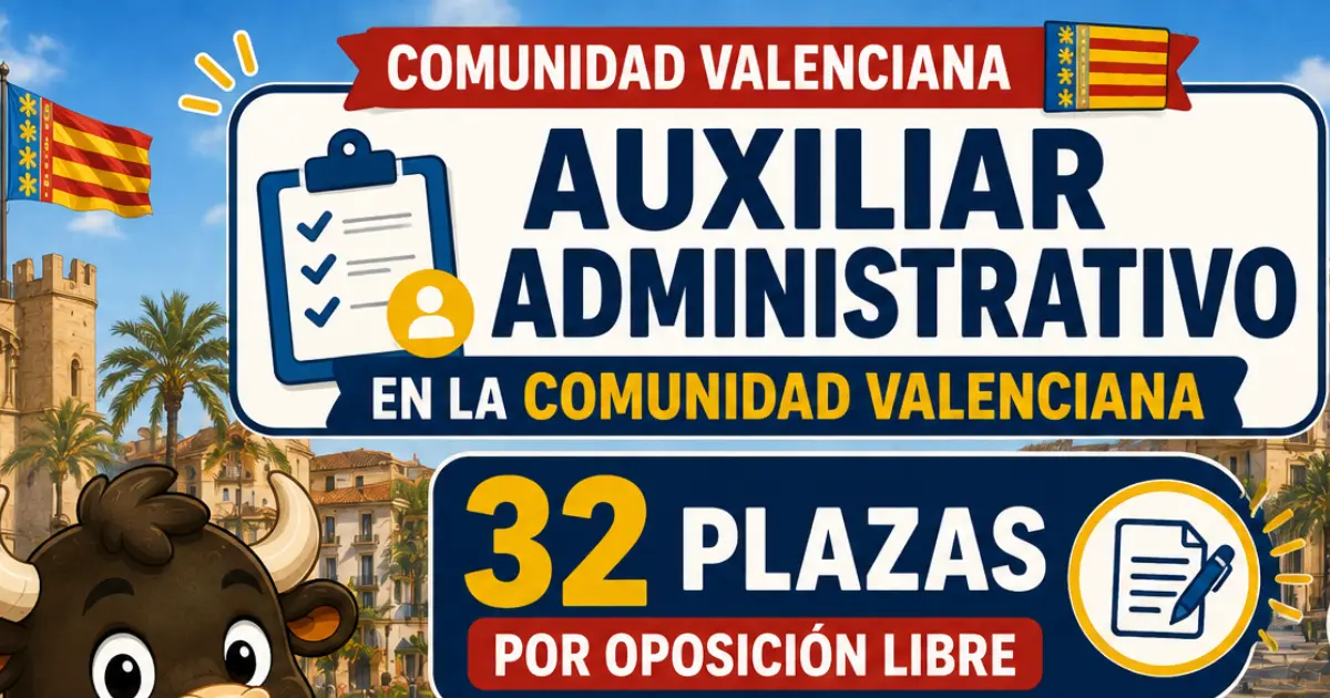 auxiliar administrativo valencia oposiciones gratis