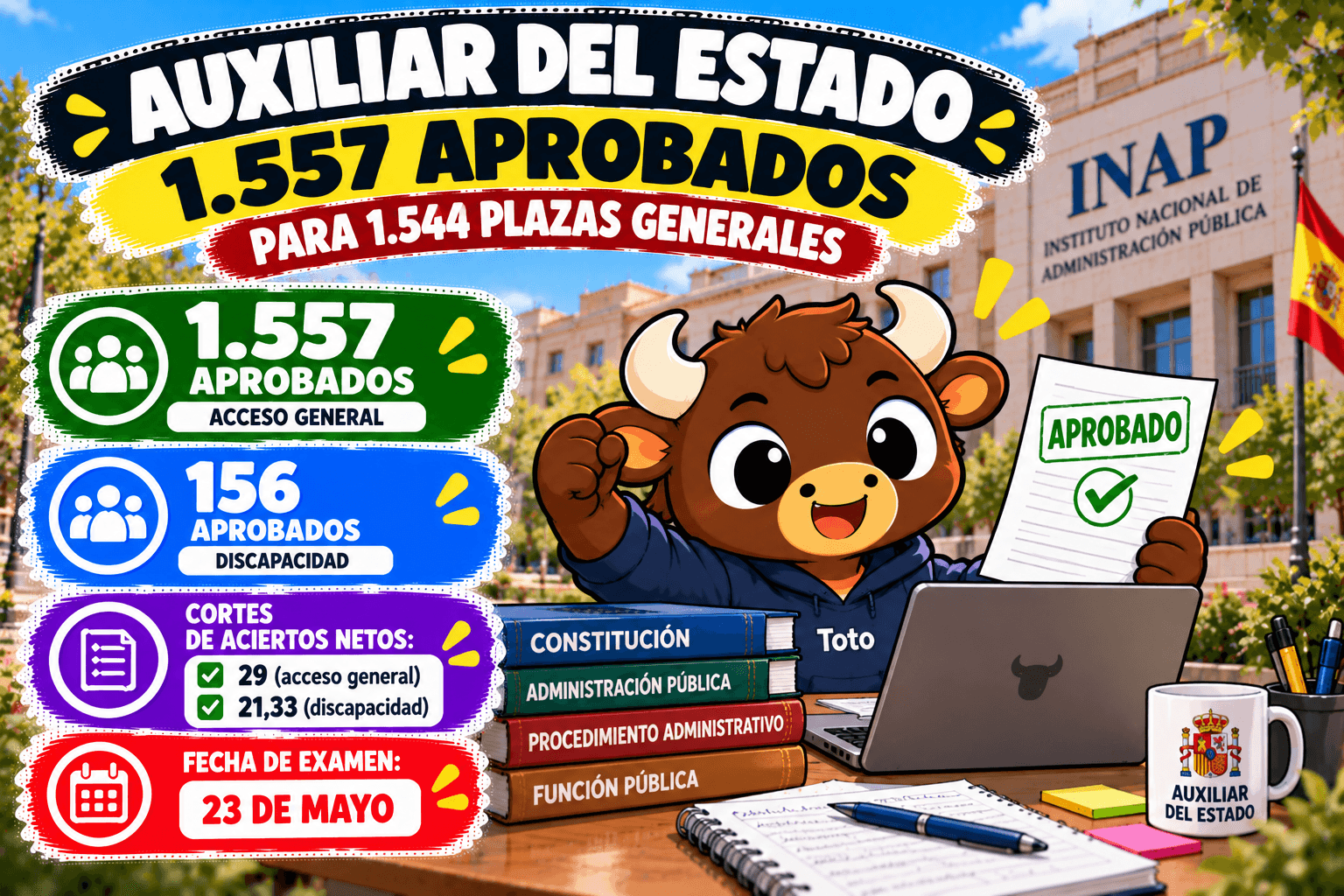 inap aux estado examen
