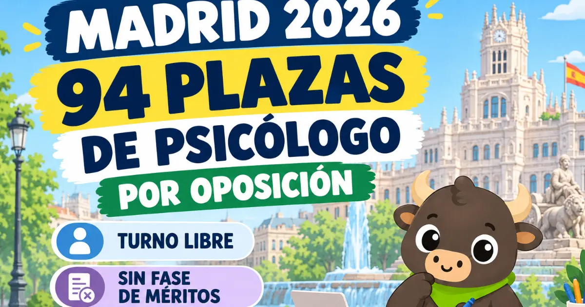 oposiciones psicologo en madrid