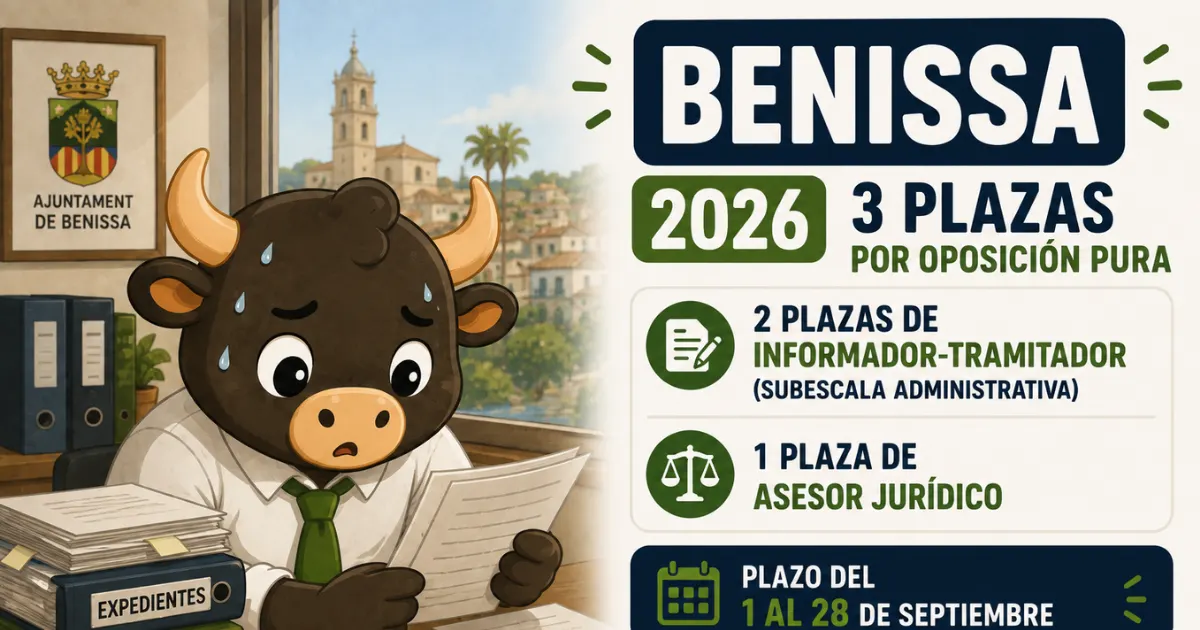 OPOSICION ADMINISTRATIVO BENISSA