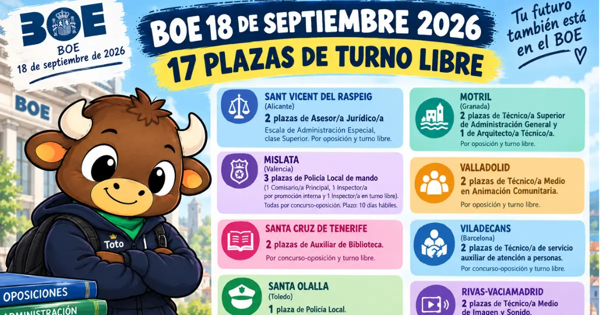 oposiciones septiembre