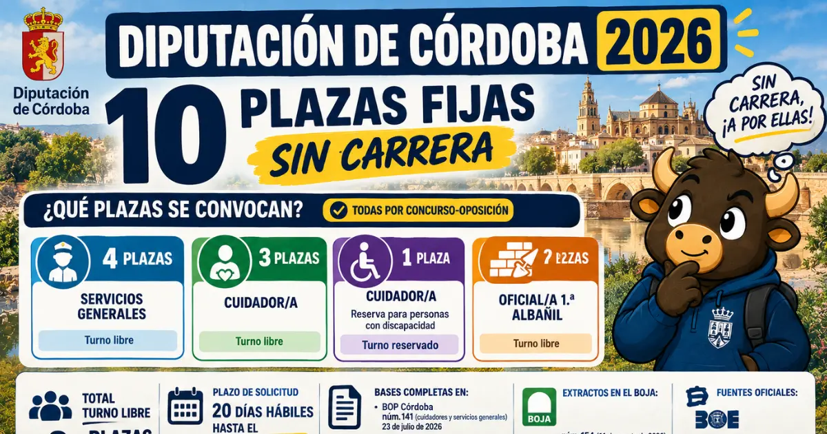 diputacion corodba oposiciones octrube 2026