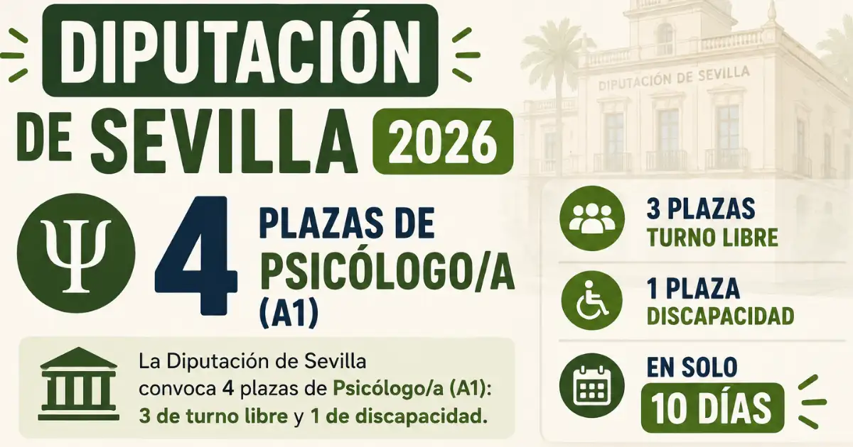 diputacion de sevilla oposiciones psicologo