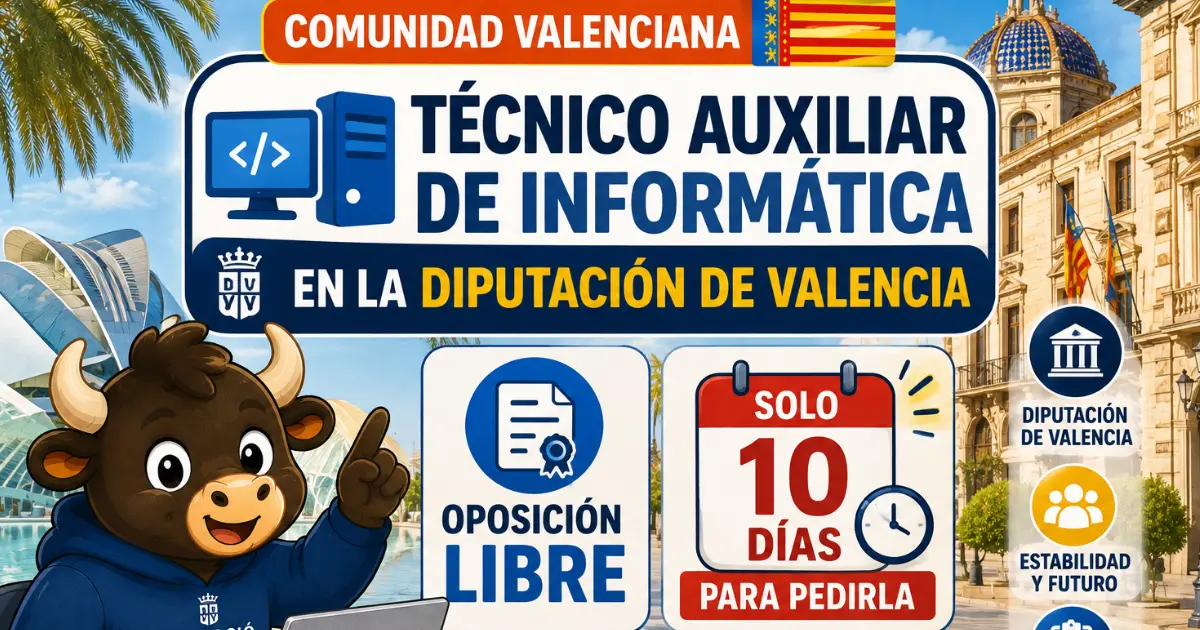 oposiciones valencia TAI tecnico auxiliar informatico