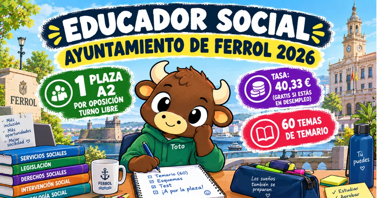 oposiciones ferrol educador social