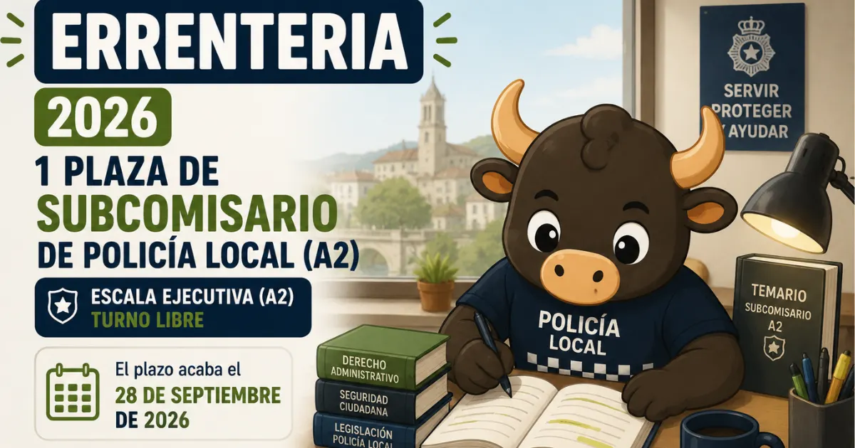 oposicion subcomisario errenteria