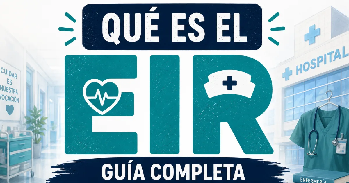 EIR PLAZAS EXAMENES 2027