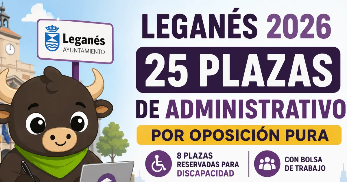 Oposiciones leganes administrativo