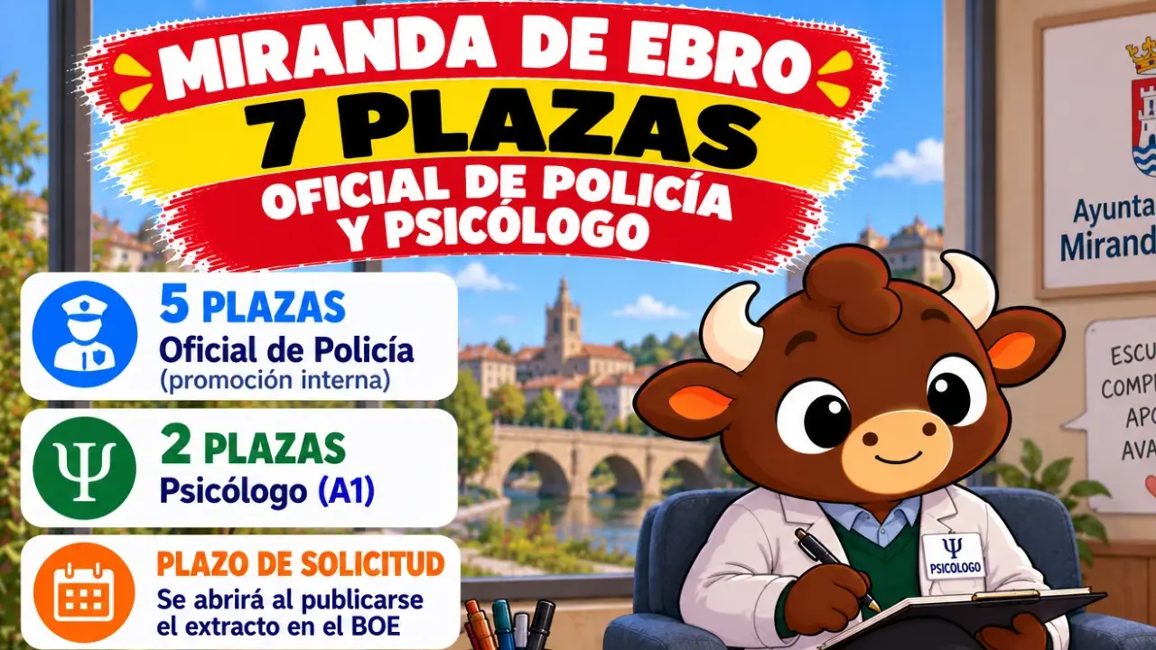 oposiciones psicologo miranda del ebro