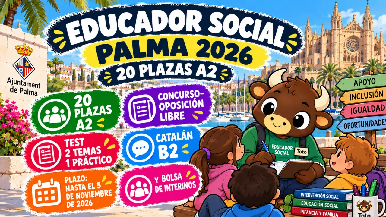 palma educacion social oposiciones