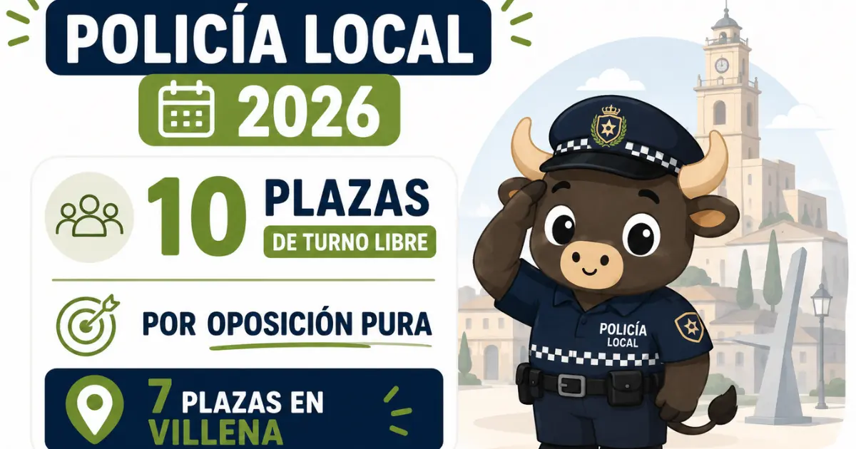 oposicion local villena policia oposiciones gratis