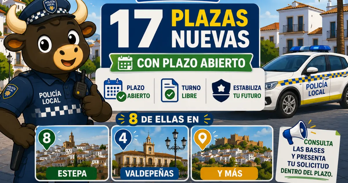 oposiciones gratis policia local estepa
