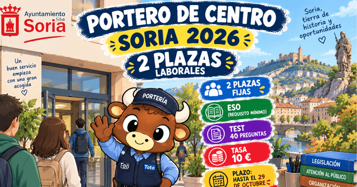oposiciones portero soria