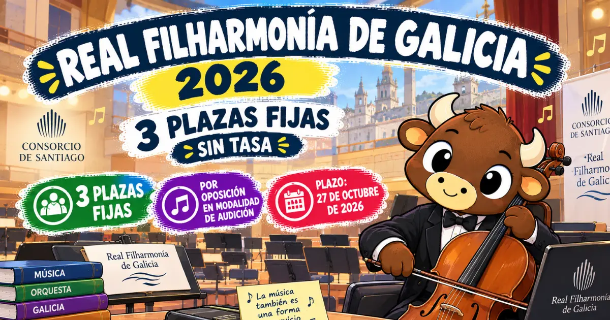oposiciones realm filharmonía de galicia