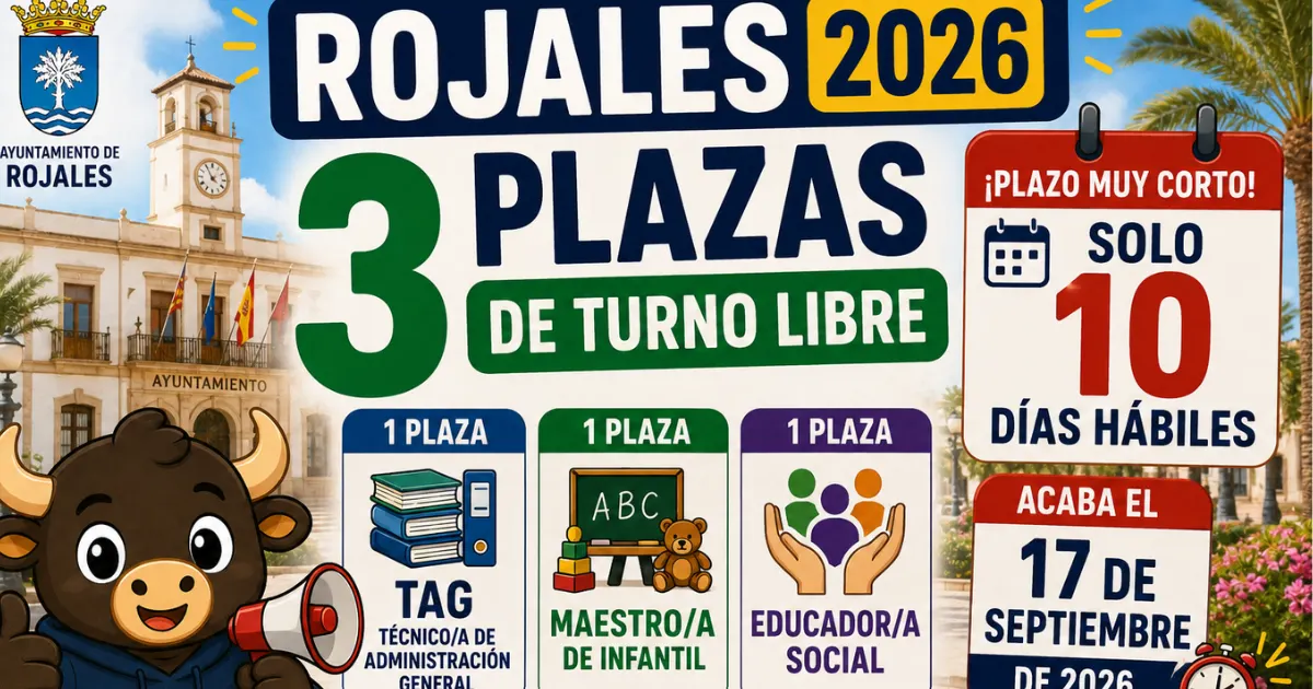 oposiciones rojales septiembre 2026