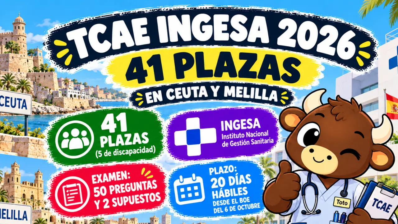 TCAE OPOSICIONES CEUTA MELILLA