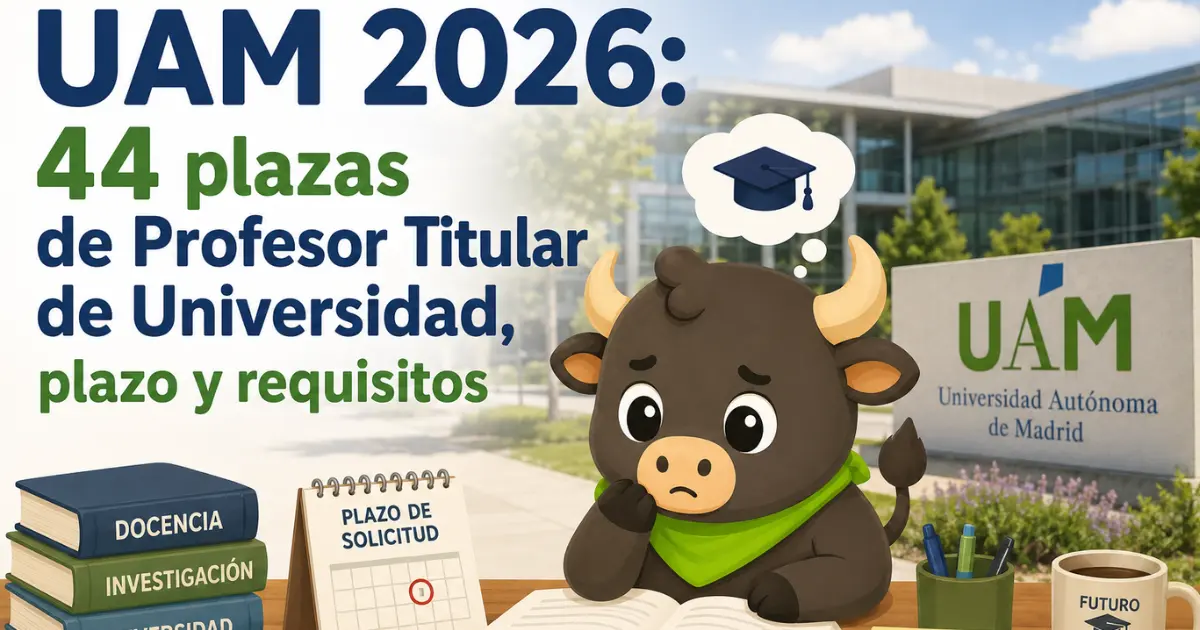 uam plazas profesor