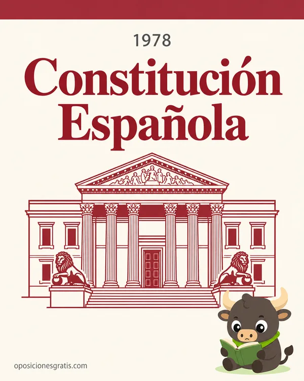 Portada de Constitución Española en PDF