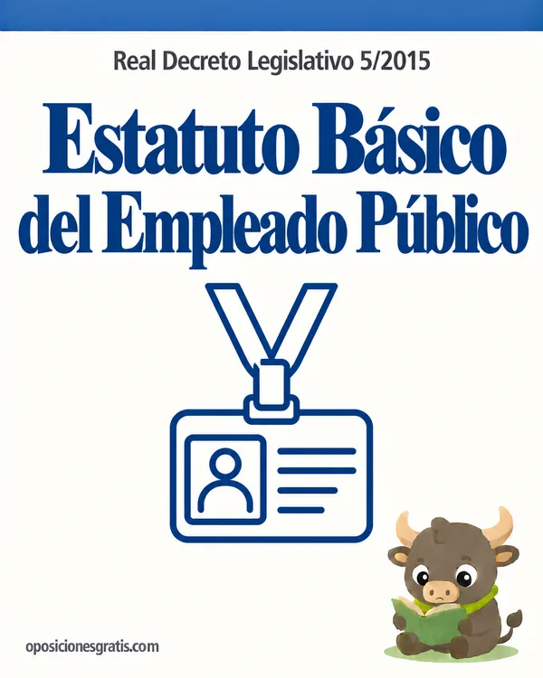 Portada de Estatuto Básico del Empleado Público (RDL 5/2015) en PDF