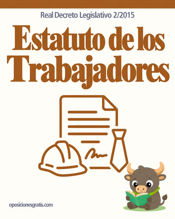 Portada de Estatuto de los Trabajadores (RDL 2/2015) en PDF