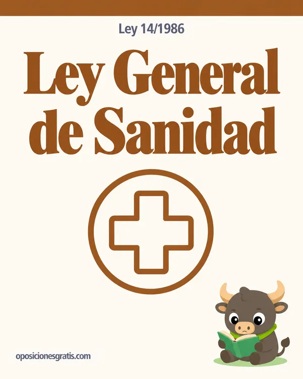 Portada de Ley 14/1986, General de Sanidad en PDF