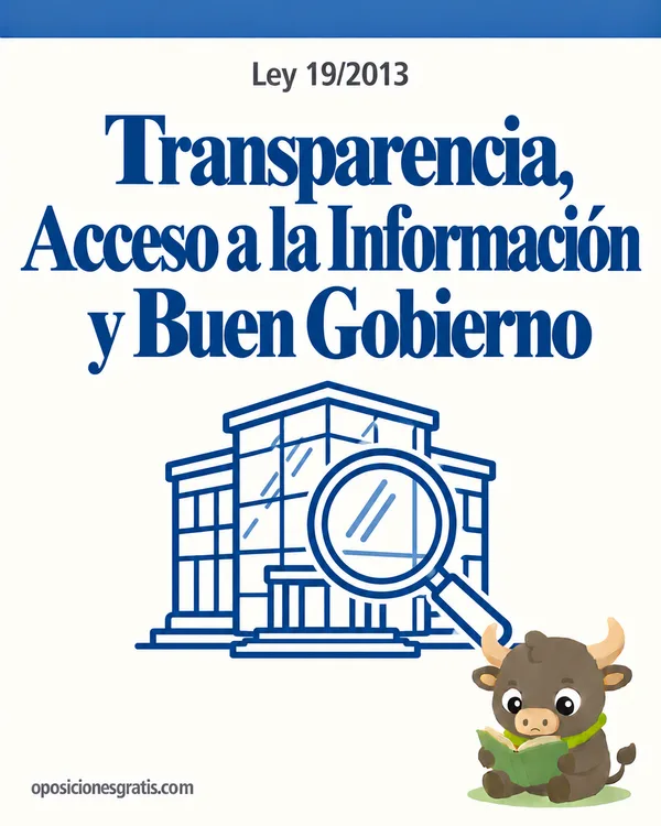 Portada de Ley 19/2013, de Transparencia y Buen Gobierno en PDF