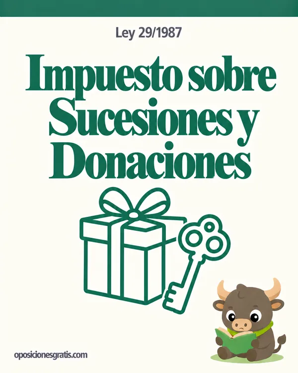 Portada de Ley 29/1987, del Impuesto sobre Sucesiones y Donaciones en PDF