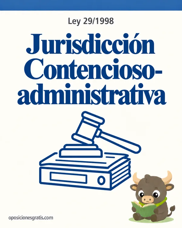 Portada de Ley 29/1998, de la Jurisdicción Contencioso-administrativa en PDF