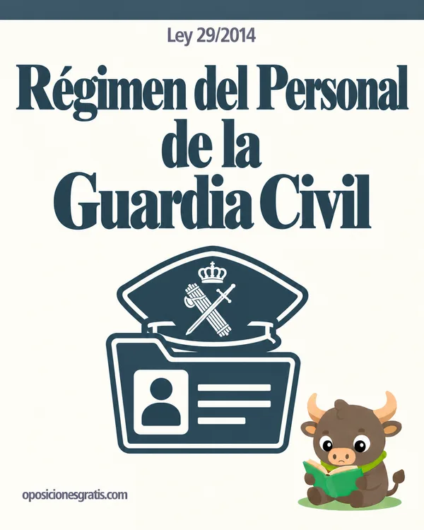 Portada de Ley 29/2014, de 28 de noviembre, de Régimen del Personal de la Guardia Civil en PDF