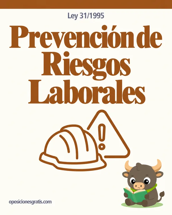 Portada de Ley 31/1995, de Prevención de Riesgos Laborales en PDF