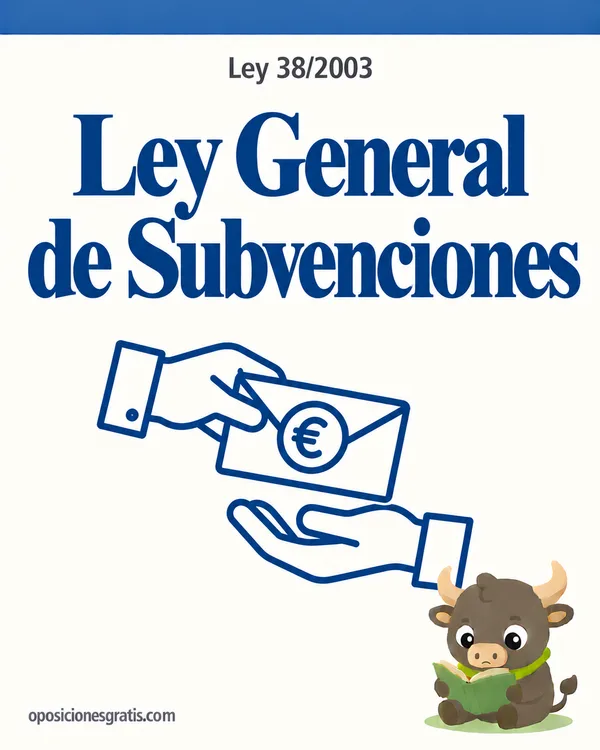 Portada de Ley 38/2003, General de Subvenciones en PDF