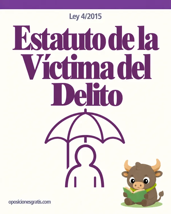Portada de Ley 4/2015, de 27 de abril, del Estatuto de la víctima del delito en PDF