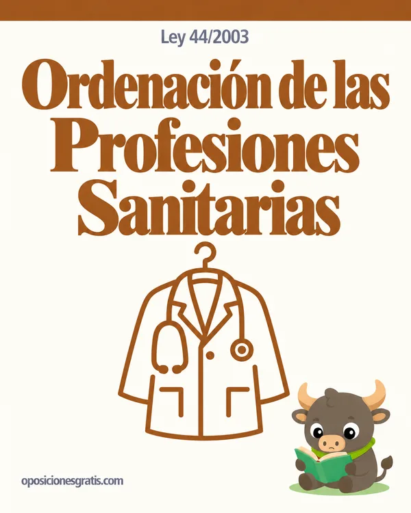 Portada de Ley 44/2003, de ordenación de las profesiones sanitarias (LOPS) en PDF