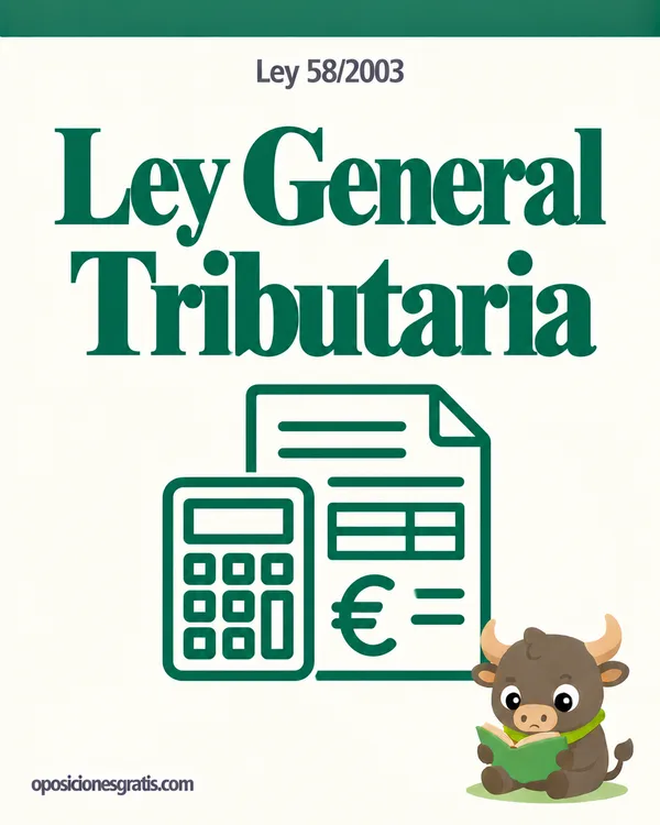 Portada de Ley 58/2003, General Tributaria en PDF