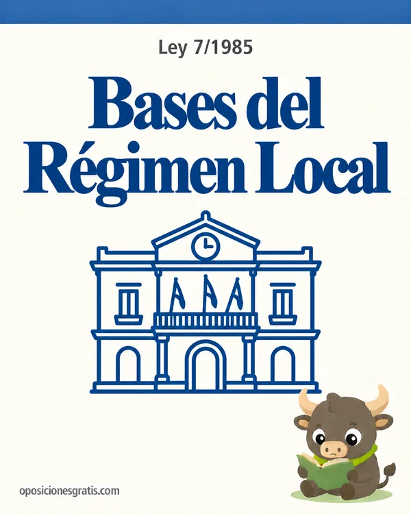 Portada de Ley 7/1985, Reguladora de las Bases del Régimen Local en PDF