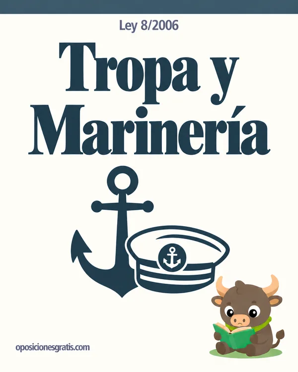 Portada de Ley 8/2006, de 24 de abril, de Tropa y Marinería en PDF