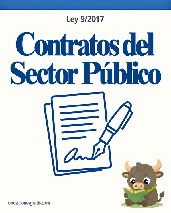 Portada de Ley 9/2017, de Contratos del Sector Público en PDF