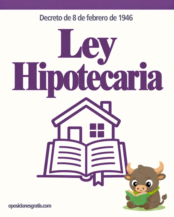 Portada de Ley Hipotecaria (Decreto de 8 de febrero de 1946) en PDF