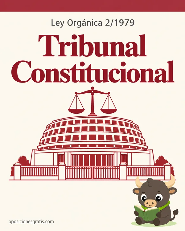 Portada de LO 2/1979, del Tribunal Constitucional en PDF