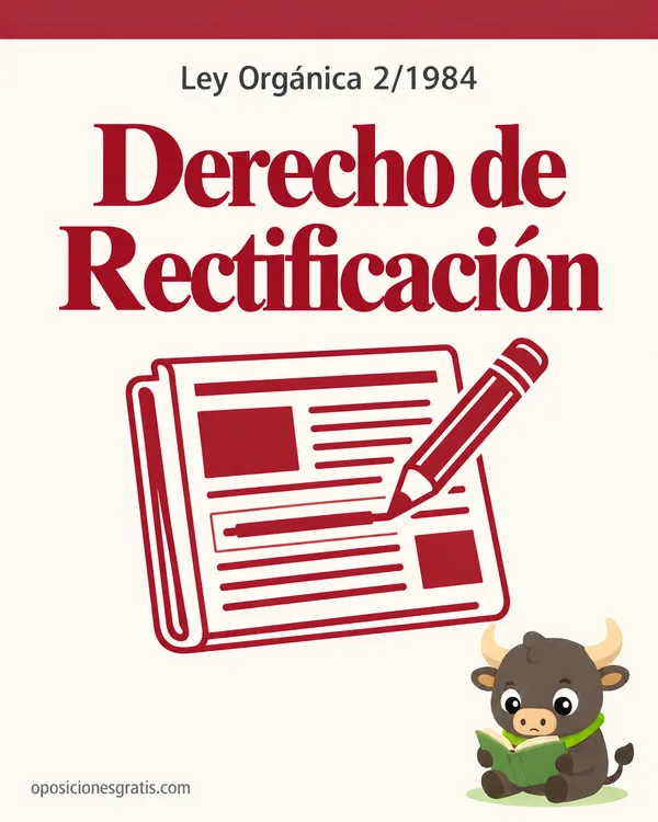 Portada de Ley Orgánica 2/1984, de 26 de marzo, reguladora del derecho de rectificación en PDF