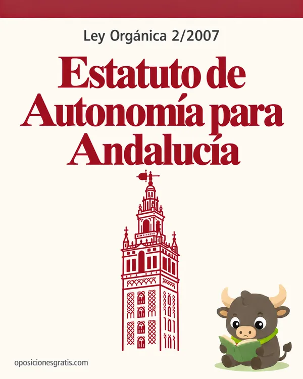 Portada de Ley Orgánica 2/2007, de 19 de marzo, de reforma del Estatuto de Autonomía para Andalucía en PDF