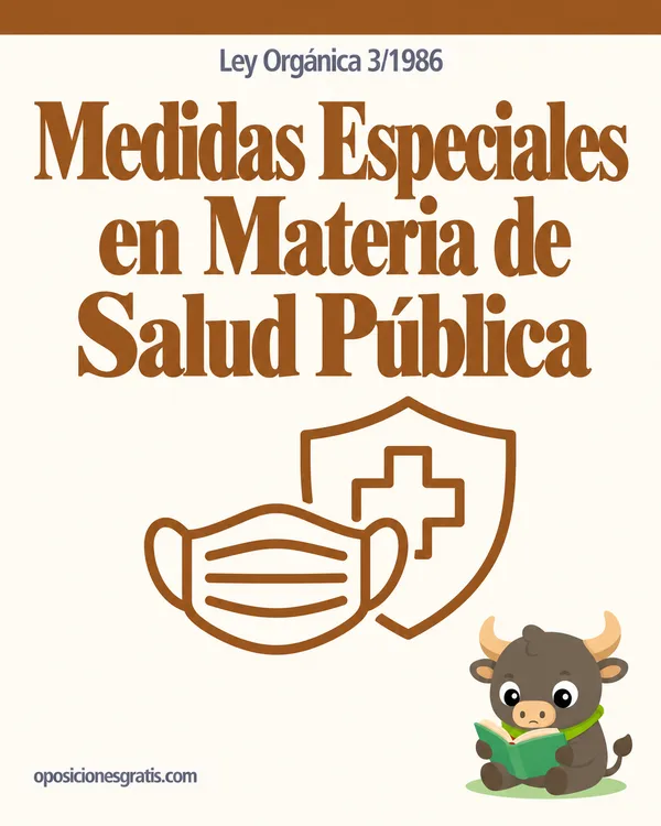 Portada de Ley Orgánica 3/1986, de 14 de abril, de Medidas Especiales en Materia de Salud Pública en PDF