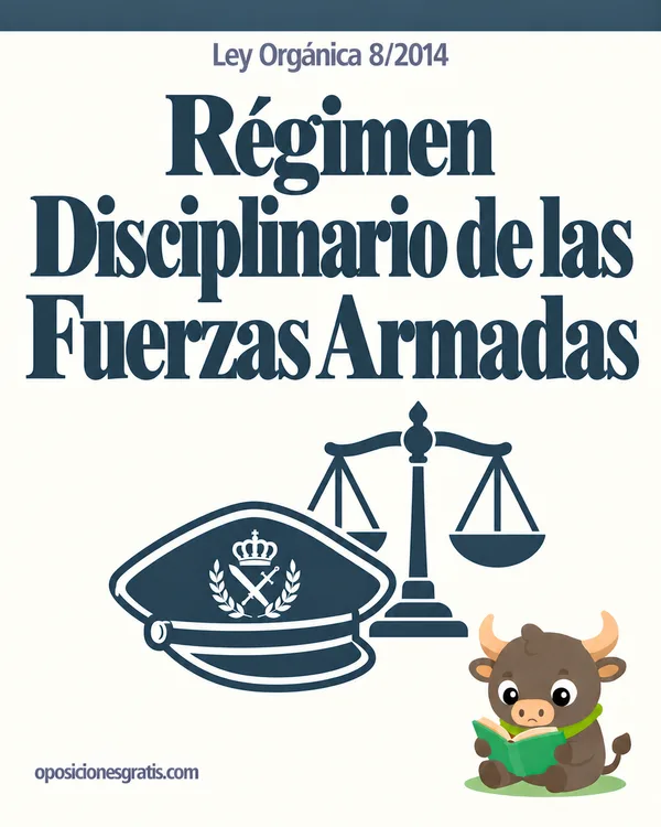 Portada de Ley Orgánica 8/2014, de 4 de diciembre, de Régimen Disciplinario de las Fuerzas Armadas en PDF
