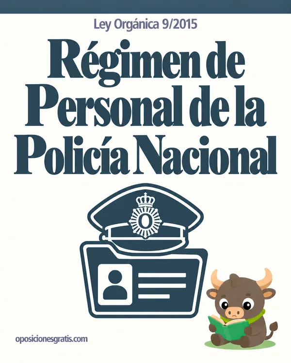 Portada de Ley Orgánica 9/2015, de 28 de julio, de Régimen de Personal de la Policía Nacional en PDF