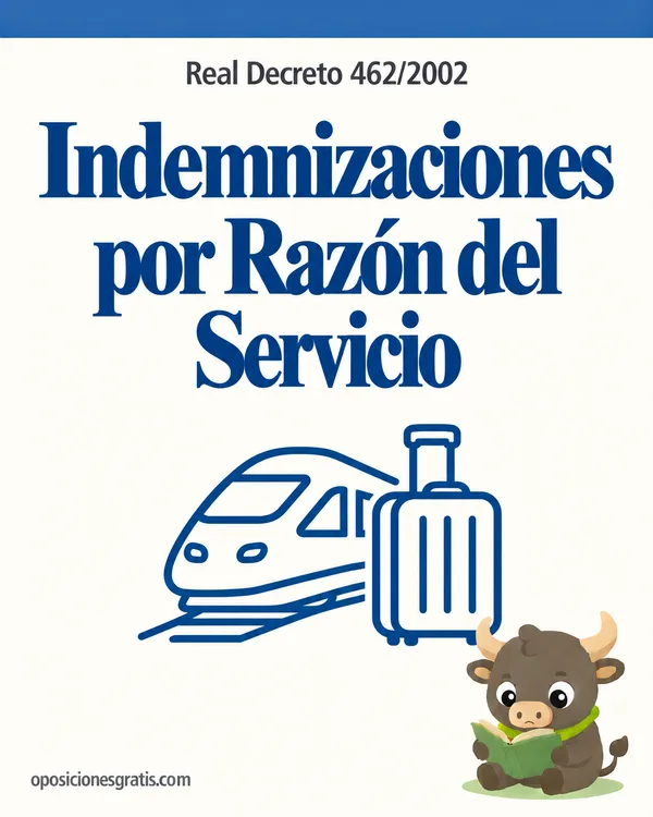 Portada de Real Decreto 462/2002, de 24 de mayo, sobre indemnizaciones por razón del servicio en PDF