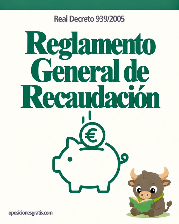 Portada de Real Decreto 939/2005, de 29 de julio, por el que se aprueba el Reglamento General de Recaudación en PDF